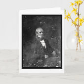Präsidentjames polk Daguerreotype 1849 Karte (Gelbe Blume)