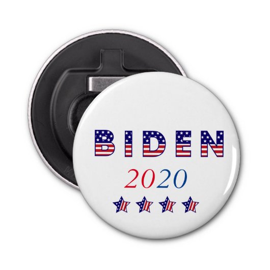 Präsidentschaftskampagne Biden 2020 Flaschenöffner (Vorderseite)