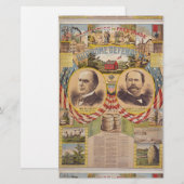 Präsidentschaftskampagne für das Vintage republika Briefpapier (Vorne/Hinten)