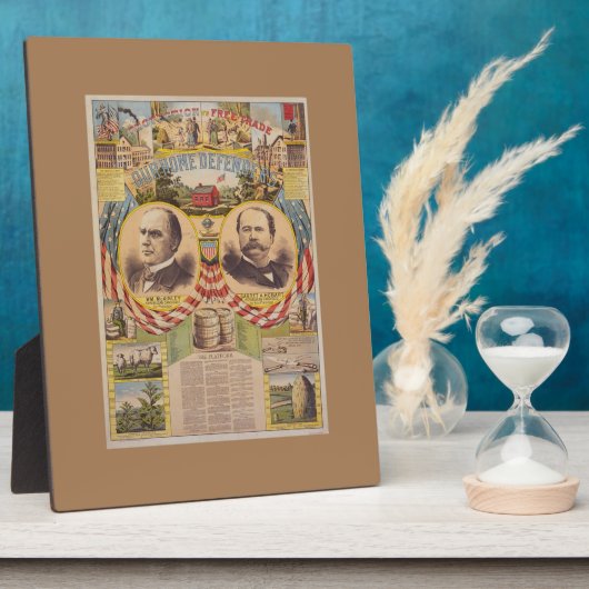 Präsidentschaftskampagne für das Vintage republika Fotoplatte (Seite)