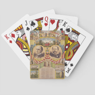 Präsidentschaftskampagne für das Vintage republika Spielkarten