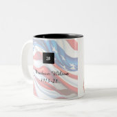 Präsidentschaftskollektion Zweifarbige Tasse (Vorderseite Links)