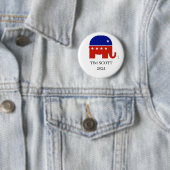 Präsidentschaftsschaltfläche von Tim Scott Republi Button (Beispiel)