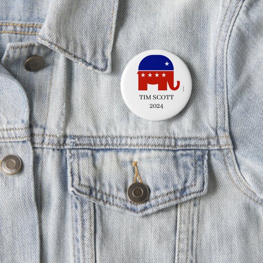 Präsidentschaftsschaltfläche von Tim Scott Republi Button (Beispiel)