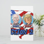 Präsidentschaftswahl 2016 briefpapier (Stehend Vorderseite)