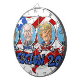 Präsidentschaftswahl 2016 dartscheibe (Vorderseite rechts)