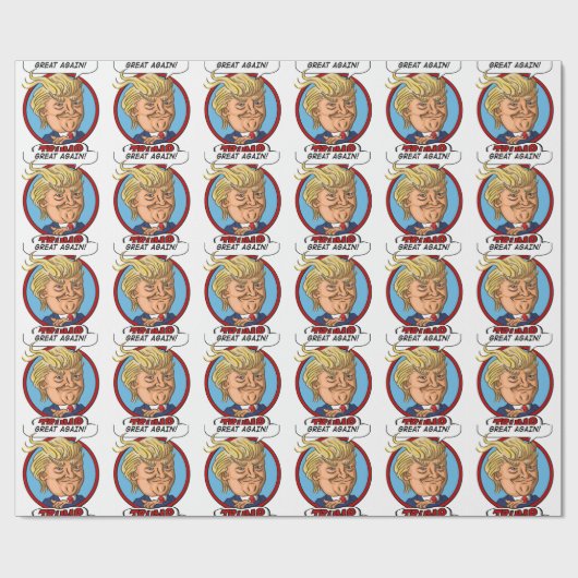 Präsidentschaftswahl 2016 geschenkpapier (Flach)