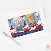 Präsidentschaftswahl 2016 rechteckiger aufkleber (Umschlag)