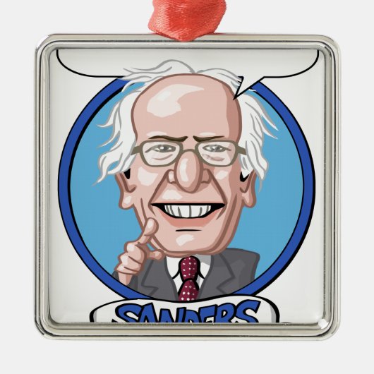 Präsidentschaftswahl 2016 silbernes ornament (Vorne)