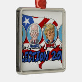 Präsidentschaftswahl 2016 silbernes ornament (Rechts)