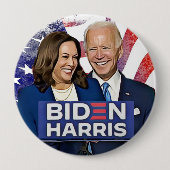 Präsidentschaftswahl 2020 in Biden und Harris Button (Vorderseite)