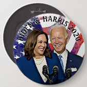 Präsidentschaftswahl 2020 in Biden und Harris Button (Vorne & Hinten)
