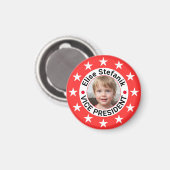 Präsidentschaftswahl 2024: Kandidat der Republikan Magnet (Vorderseite/Rückseite)