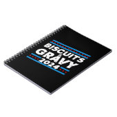 Präsidentschaftswahl 2024: Kekse und Gravy Notizblock (Linke Seite)