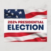 Präsidentschaftswahl 2024 postkarte (Rückseite)