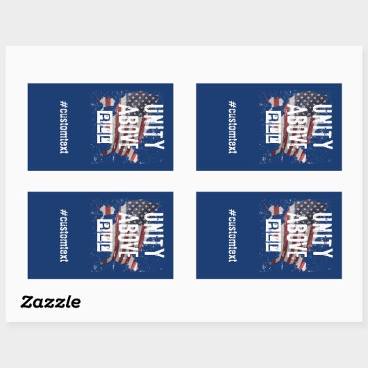 Präsidentschaftswahl 2024 rechteckiger aufkleber (Blatt)