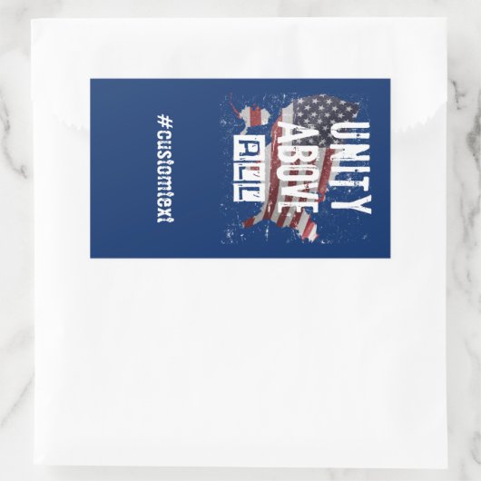 Präsidentschaftswahl 2024 rechteckiger aufkleber (Tasche)