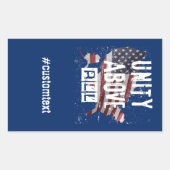 Präsidentschaftswahl 2024 rechteckiger aufkleber (Vorderseite)