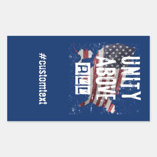 Präsidentschaftswahl 2024 rechteckiger aufkleber (Vorderseite)