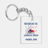 Präsidentschaftswahl 2024 schlüsselanhänger (Vorderseite links)