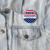 Präsidentschaftswahl Button (Beispiel)