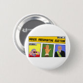 Präsidentschaftswahl in Brasilien Button (Vorne & Hinten)