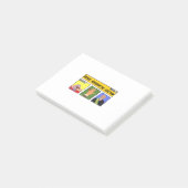 Präsidentschaftswahl in Brasilien Post-it Klebezettel (angewinkelt)