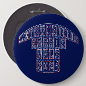 Präsidentschaftswahlen Harris Walz 2024 Button (Vorne & Hinten)