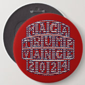 Präsidentschaftswahlen Trump Vance 2024 Button (Vorne & Hinten)