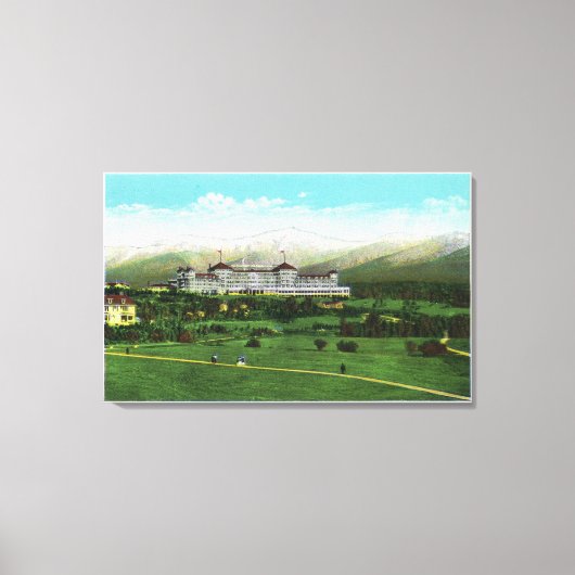 Präsidentschaftswahlkampf im September Leinwanddruck (Vorderseite)