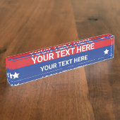 Präsidialwahl 2024 - Politisches Thema anpassen Namensplakette (Seite)