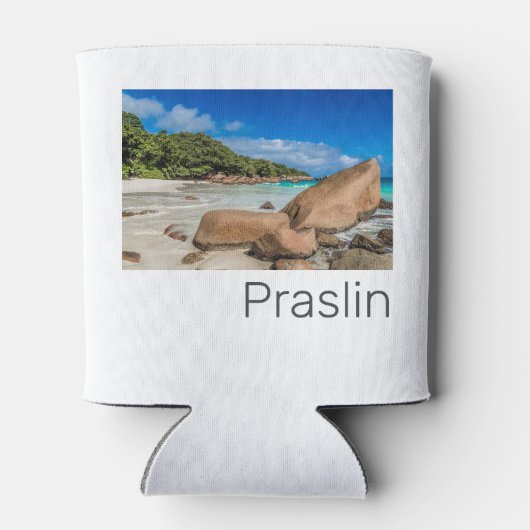 Praslin Seychelles Island Anse Lazio Beach Geschen Dosenkühler (Rückseite)