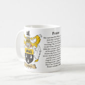 Prater, der Ursprung, die Bedeutung und das Wappen Kaffeetasse (Vorderseite Links)