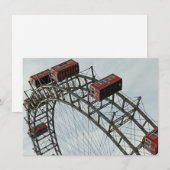 Prater Ferris wheel, Vienna, Austria card (Vorne/Hinten)