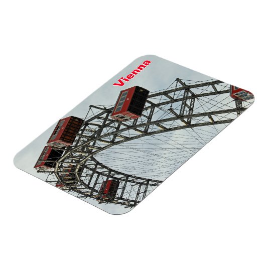 Prater Ferris wheel, Vienna, Austria Magnet (Linke Seite)