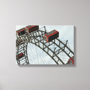 Prater Ferris wheel, Wien, Österreich Leinwanddruck