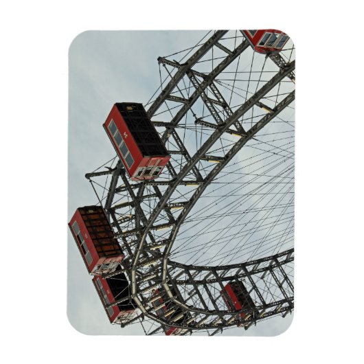Prater Ferris wheel, Wien, Österreich Magnet (Vertikal)