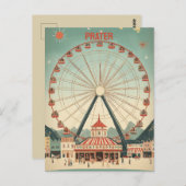 Prater Wien Postkarte (Vorne/Hinten)