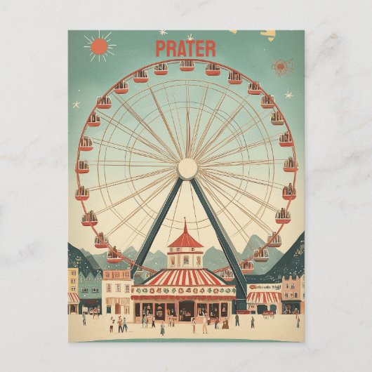 Prater Wien Postkarte (Vorderseite)