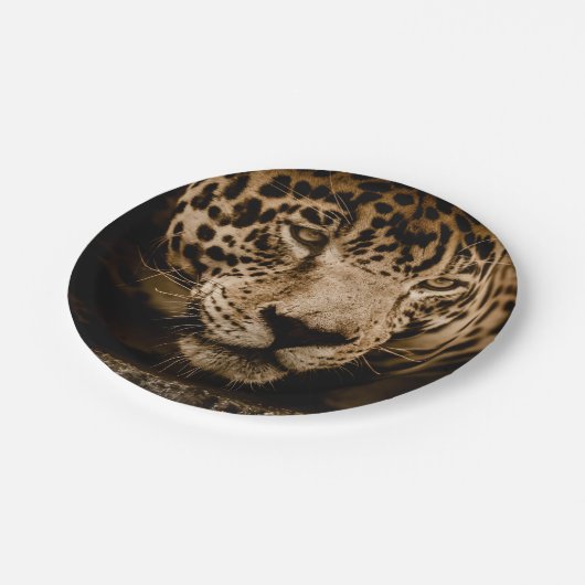 Prato de Papel Via Pantanal Onça Pappteller (Schrägansicht)