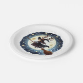 Prato de Papel Viagem da Bruxa Natalina Pappteller (Schrägansicht)