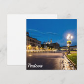 Prato della Valle am Abend in Padova, Italien (Vorne/Hinten)