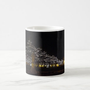 Prato della Valle bis zum Nacht am Weihnachten Kaffeetasse