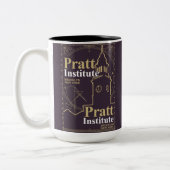 Pratt institute zweifarbige tasse (Links)