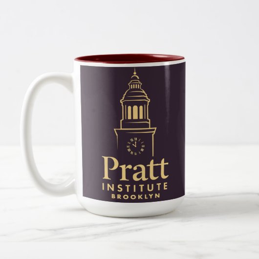 Pratt institute zweifarbige tasse (Links)