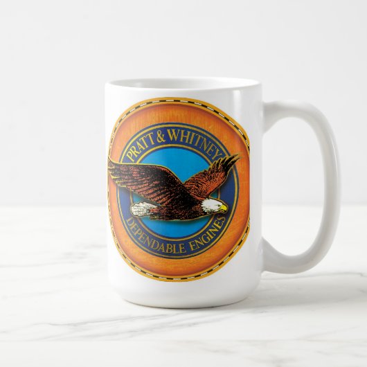 Pratt und Whitney-Motor unterzeichnen Kaffeetasse (Rechts)