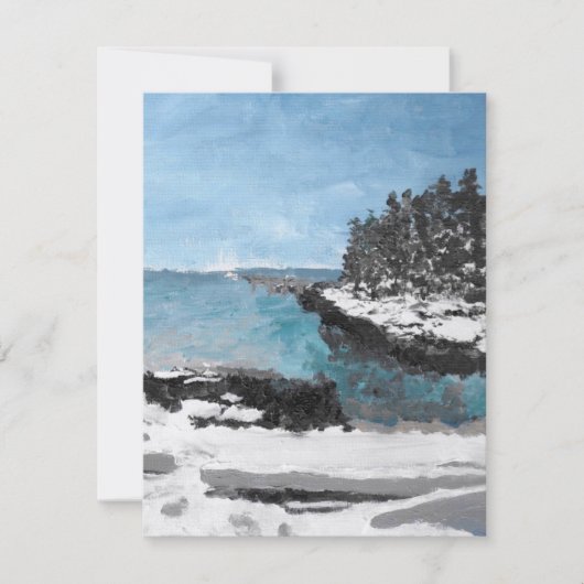 Pratt's Island, Southport Maine, Grußkarte (Vorderseite)