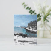 Pratt's Island, Southport Maine, Grußkarte (Stehend Vorderseite)