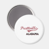 Prattville Alabama City Classic Magnet (Vorderseite/Rückseite)