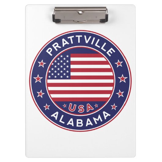 Prattville, Alabama Klemmbrett (Vorderseite)